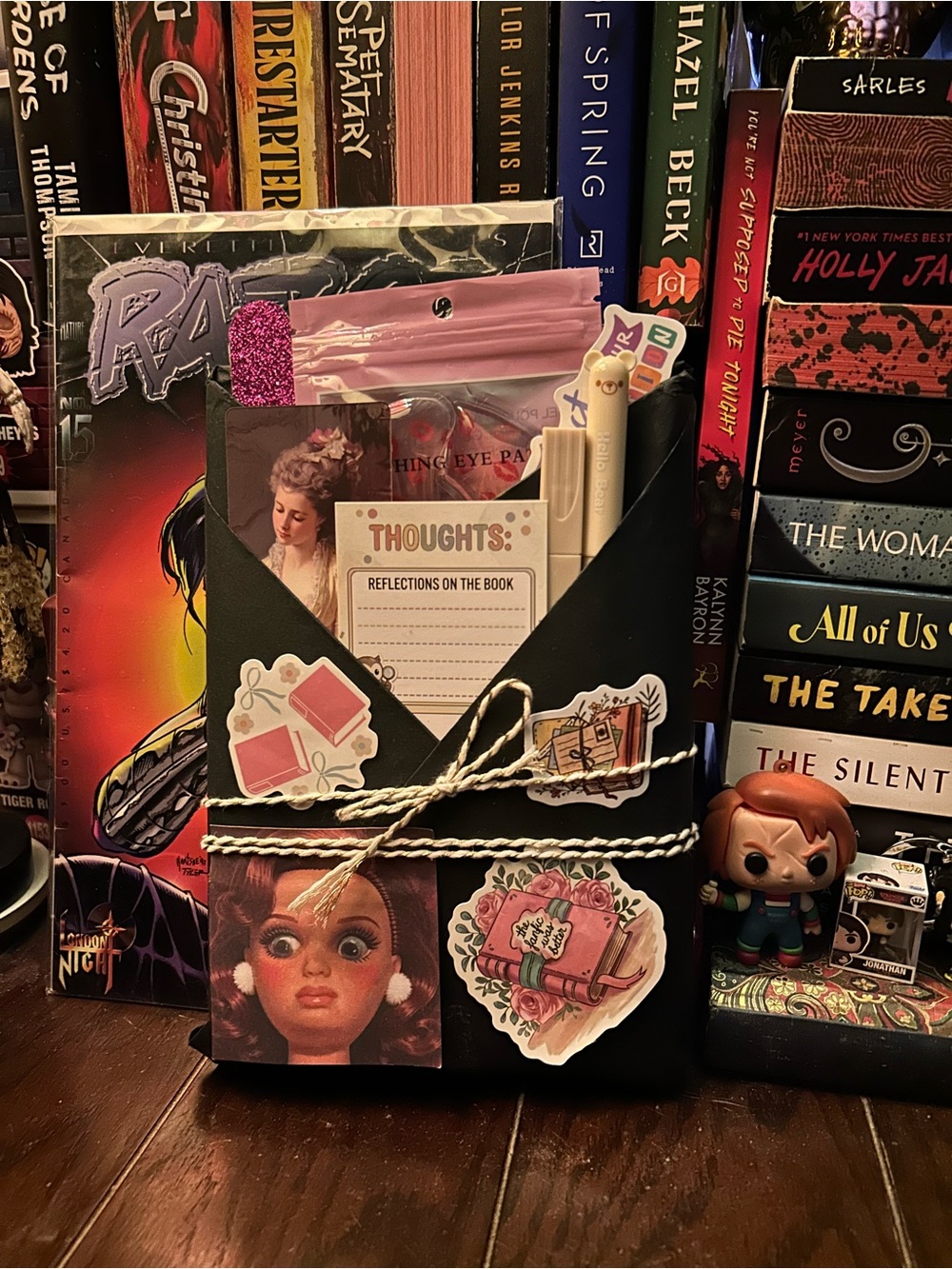 Blind Date Book- THRILLER Edition SPRAYED EDGES🫣🖤